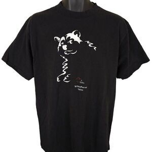 Vintage Whitehorse Yukon T Shirt Mens Size Large Black Bear Made In Canada